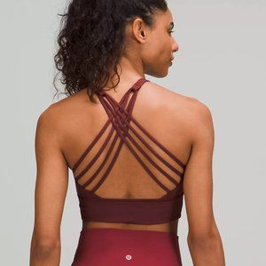 Free to Be High-Neck Longline Bra - Wild - Merlot Size 4